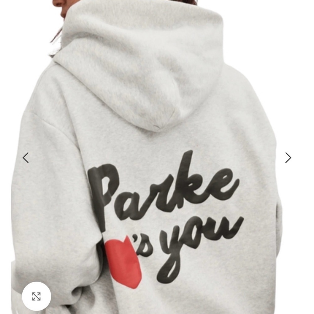 Parke Loves You Hoodie ~ L/XL ~ Classic Grey - Picture 4 of 16